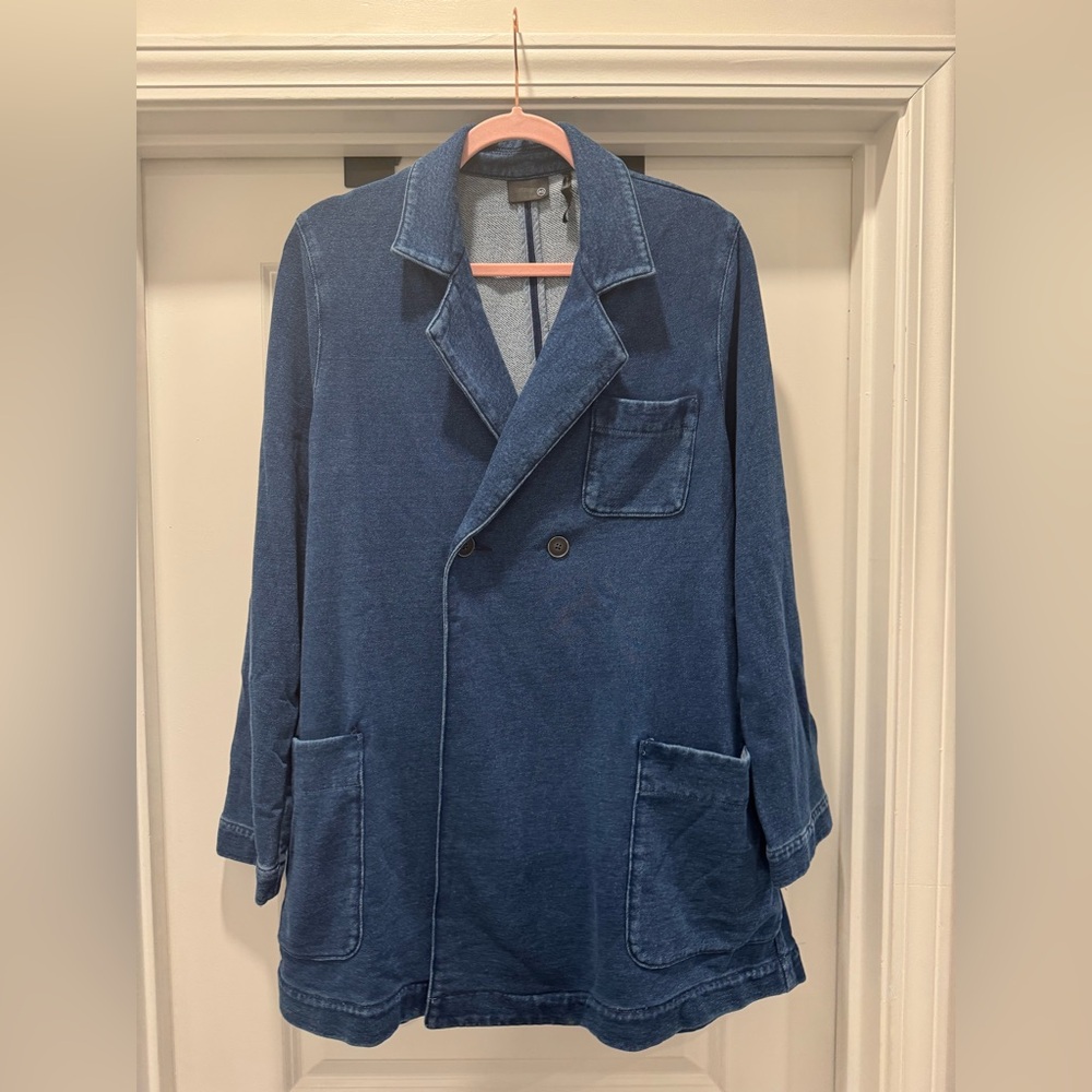 AG Adriano Goldschmied Blue Denim Jacket